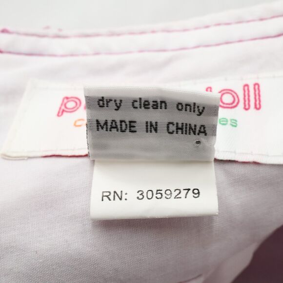 Paper Doll Skirt Juniors Large Pink White Plaid Pleated Lined Swing Rockabilly - Picture 11 of 11